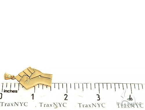 10K Gold Power Fist, BLM, Pendant 66328 - Image 6