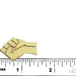 10K Gold Power Fist, BLM, Pendant Set 66333 - Image 6