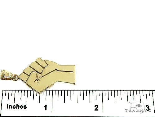 10K Gold Power Fist, BLM, Pendant Set 66333 - Image 6