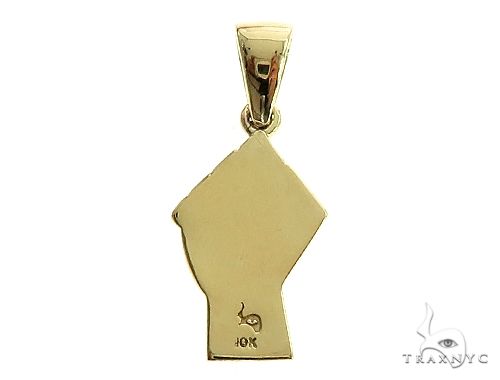 10K Gold Power Fist, BLM, Small Pendant 66329 - Image 3