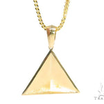 10K Gold Pyramid Pendant Set  44432 - Image 5