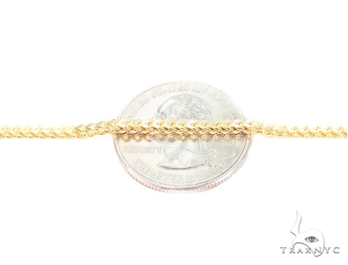 10K Gold Pyramid Pendant Set  44432 - Image 8