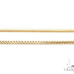 10K Yellow Gold Solid Franco Link Chain 26 Inches 2mm   63803 - Image 2
