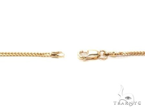 10K Yellow Gold Solid Franco Link Chain 26 Inches 2mm   63803 - Image 5