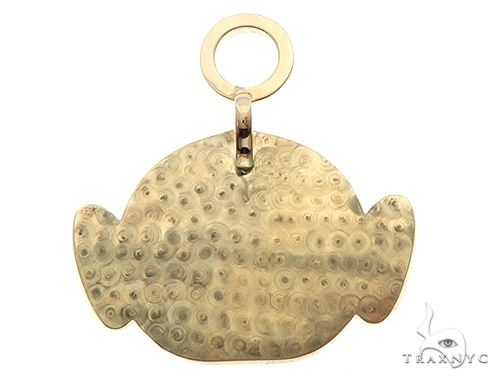 10K Gold Special Custom Teletubby Po Red Ruby Cartoon Character Pendant 65318 - Image 3