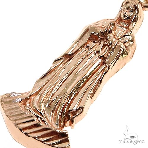 10K Gold Virgin Mary Charm Pendant 67554 - Image 3