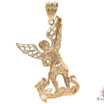 10K Two Tone Gold Saint Michael Pendant 33929 - Image 3