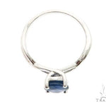 10K White Gold Sapphire Ring 63749 - Image 5