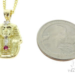 Small Pharaoh Pendant 20, 24 Inches Cuban Chain Set 56886 - Image 4