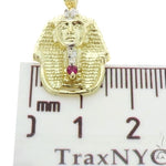 Small Pharaoh Pendant 20, 24 Inches Cuban Chain Set 56886 - Image 9