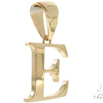 10K Gold Charming Initial 'E' Pendant 57202 - Image 2