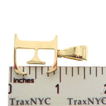 10K Gold Charming Initial 'E' Pendant 57202 - Image 7