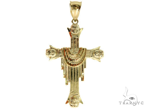 10K Gold Cross Crucifix 57088 - Image 1
