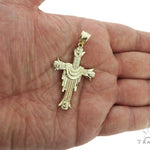10K Gold Cross Crucifix 57088 - Image 4