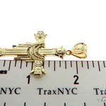 10K Gold Cross Crucifix 57088 - Image 6