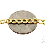 10k Yellow Gold Solid Curb Link Chain 26 Inches 4.7mm 57241 - Image 3