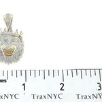 10K Gold Diamond Lion King Crown Pendant 65252 - Image 7