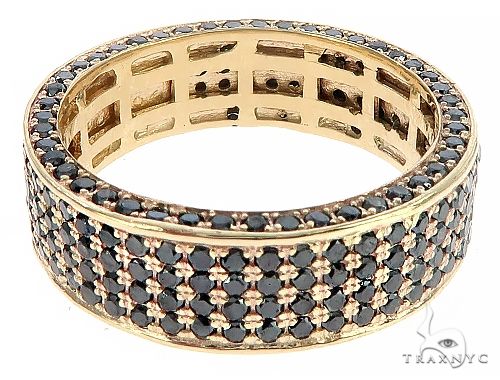 10K Yellow Gold Diamond Wedding Band 65470 - Image 6