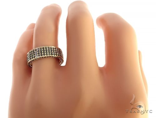 10K Yellow Gold Diamond Wedding Band 65470 - Image 8