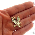 10K Gold Eagle Pendant 65811 - Image 5