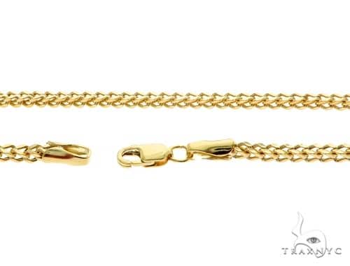 10k Yellow Gold Franco Link Chain 24 Inches 2mm 65431 - Image 6