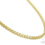 10K Yellow Gold Hollow Franco Link Chain 30 Inches 2mm   65428 - Image 2