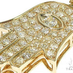 14K Gold Hamsa Diamond Pendant 66169 - Image 4