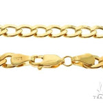 10K Yellow Gold Hollow Cuban Curb Link Chain 20 Inches 5mm 65456 - Image 5