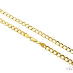 14K Yellow Gold Hollow Cuban Curb Link  20 Inches 5mm 63933 - Image 1