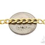 10K Yellow Gold Hollow Curb Link Chain 20 Inches 5.3mm   61645 - Image 3