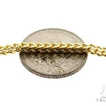 10K Yellow Gold Hollow Franco Link Chain 20 Inches 3.2mm 70577 - Image 3