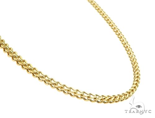 10k Yellow Gold Franco Link Chain 22 Inches 2mm 61593 - Image 2