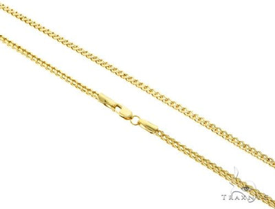 10k Yellow Gold Franco Link Chain 26 Inches 2mm 61595 - Image 1