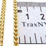 10k Yellow Gold Hollow Franco Link Chain 28 Inches 2.8mm 61590 - Image 7