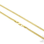 10k Yellow Gold Hollow Franco Link Chain 28 Inches 2mm 61596 - Image 1