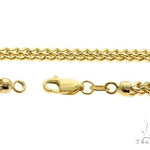 10K Yellow Gold Hollow Franco Link Chain 30 Inches 2.8mm   61591 - Image 6