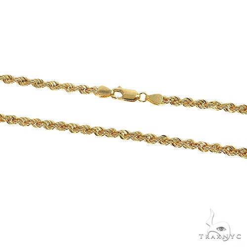 10K Yellow Gold Hollow Rope Chain 26 Inches 3.8mm   66625 - Image 3
