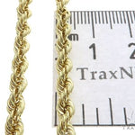 10K Yellow Gold Hollow Rope Link  20 Inches 4mm   63393 - Image 5