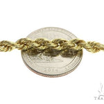 10k Yellow Gold Hollow Rope Link Chain 22 Inches 5mm 63386 - Image 3