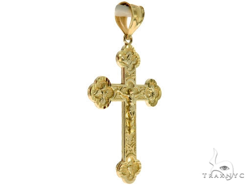 10K Gold Jesus Cross 57069 - Image 2