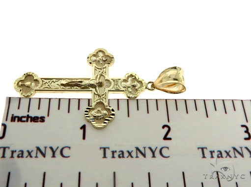 10K Gold Jesus Cross 57069 - Image 6
