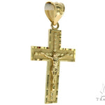 10K Gold Jesus Cross 57084 - Image 2