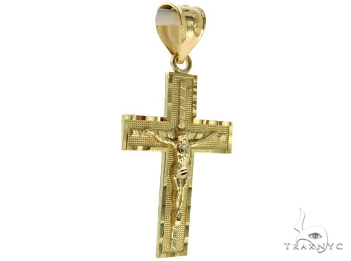 10K Gold Jesus Cross 57084 - Image 2