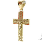 10K Gold Jesus Cross 57084 - Image 3