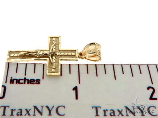10K Gold Jesus Cross 57084 - Image 7