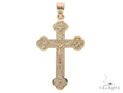 10K Gold Jesus Cross 65487 - Image 1