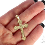 10K Gold Jesus Cross 65487 - Image 5