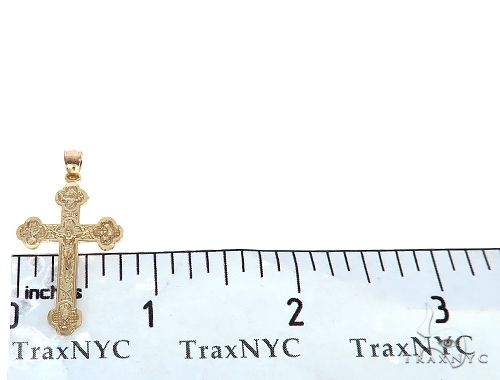 10K Gold Jesus Cross 65487 - Image 6