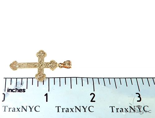 10K Gold Jesus Cross 65487 - Image 7
