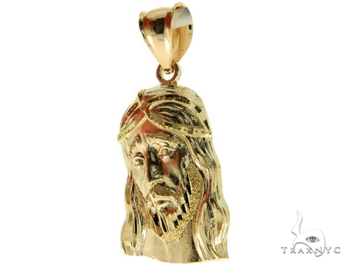 10K Gold Jesus Pendant S 57071 - Image 3
